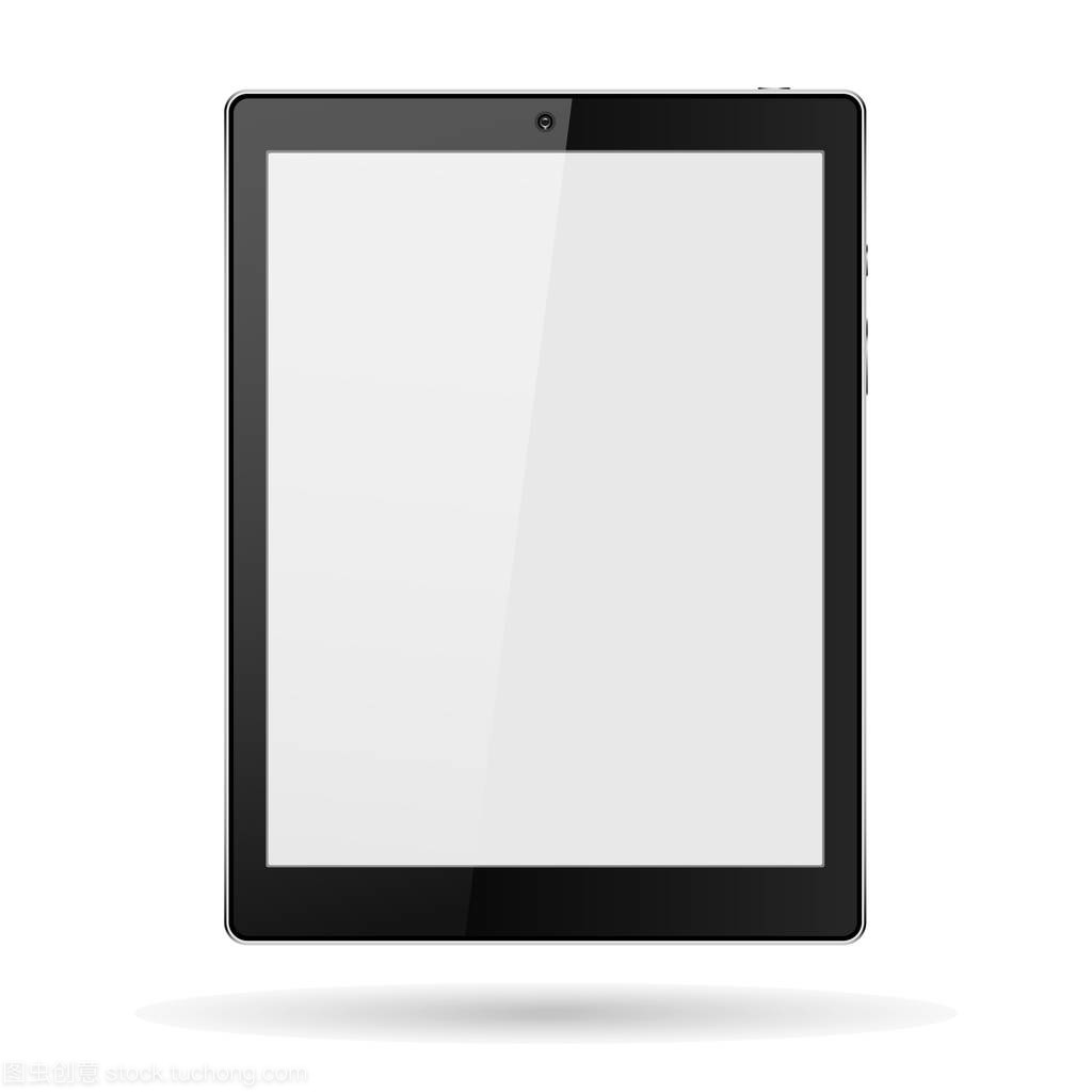 现实与数字的交融 平板电脑、矢量插画与相机的现代视觉叙事